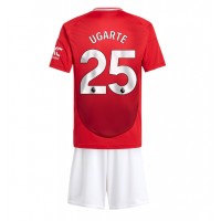 Maglie da calcio Manchester United Manuel Ugarte #25 Prima Maglia Bambino 2024-25 Manica Corta (+ Pantaloni corti)